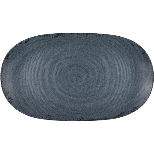 Platter - Oval - Melamine - Pompeii - Slate - 35.5cm (14&quot;)