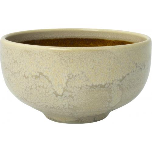 Round Bowl - Aurora Vesuvius - Amber - 11cm (4.25&quot;) - 34cl (12oz)