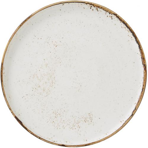 Round Plate - Stacking - Craft - White - 28.5cm (11.25&quot;)