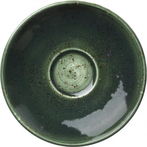 Saucer - Vesuvius - Burnt Emerald - 12.5cm (5&quot;)