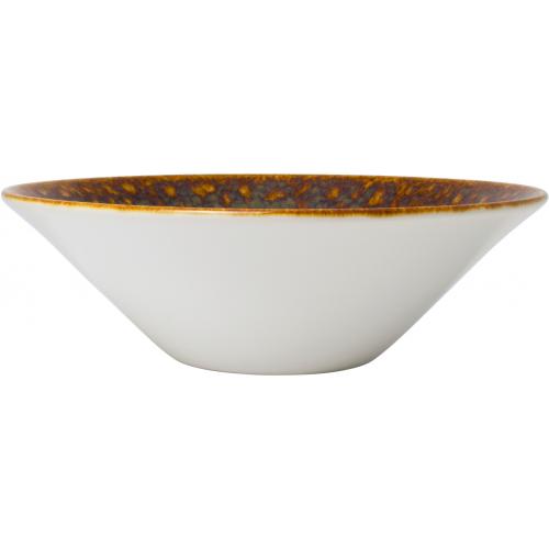 Conical Essence Bowl - Vesuvius - Amber - 16.5cm (6.5&quot;) - 58.5cl (20.5oz)