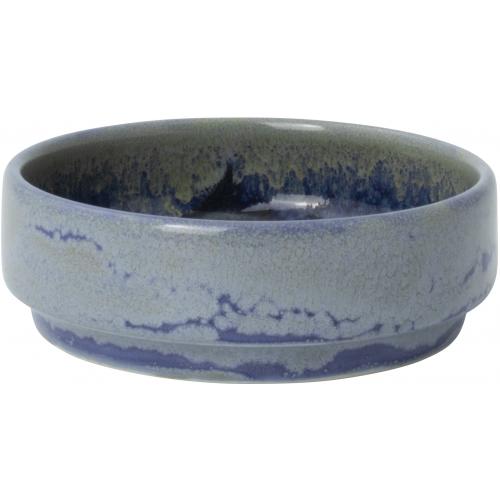 Round Stacking Plate - Deep - Aurora Vesuvius - Lapis - 7.5cm (3&quot;) - 7.75cl (2.75oz)