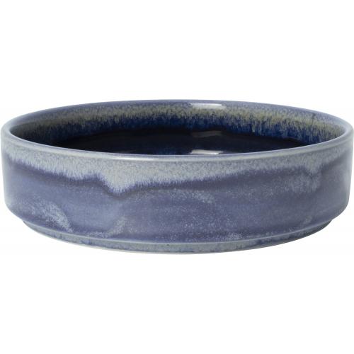 Round Stacking Plate - Deep - Aurora Vesuvius - Lapis - 16.5cm (6.5&quot;) - 63.25cl (22.25oz)