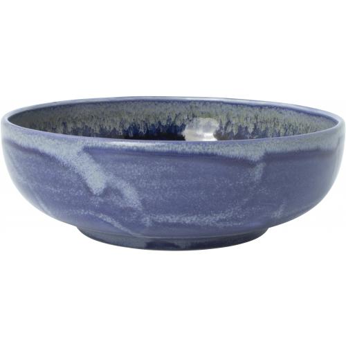 Round Bowl - Aurora Vesuvius - Lapis - 17.5cm (7&quot;) - 98cl (34.5oz)