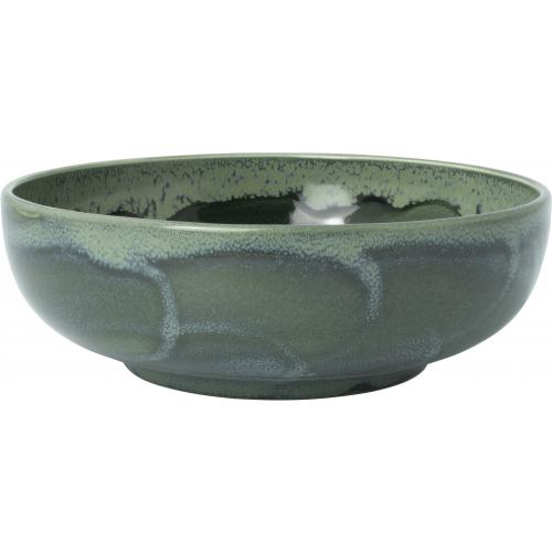 Round Bowl - Aurora Vesuvius - Burnt Emerald - 17.5cm (7&quot;) - 98cl (34.5oz)
