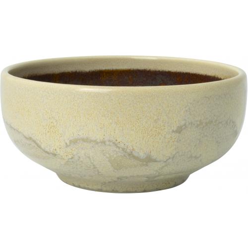 Round Bowl - Aurora Vesuvius - Amber - 13.5cm (5.25&quot;) - 45.5cl (16oz)
