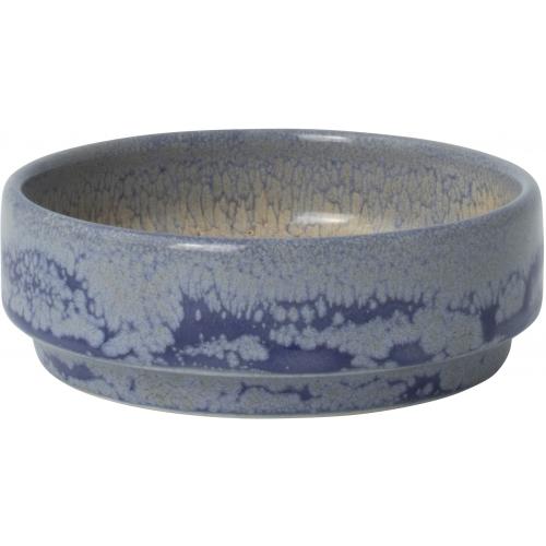 Round Stacking Plate - Deep - Aurora Revolution - Bluestone - 7.5cm (3&quot;) - 7.75cl (2.75oz)
