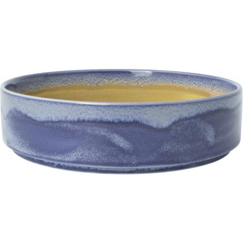 Round Stacking Plate - Deep - Aurora Revolution - Bluestone - 20.25cm (8&quot;) - 122cl (43oz)