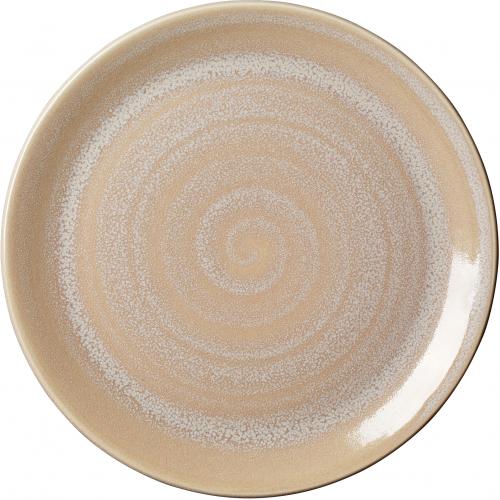 Coupe Plate - Revolution - Sandstone - 28cm (11&quot;)