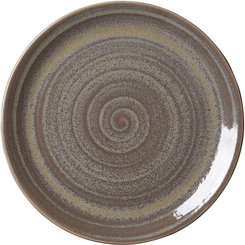 Coupe Plate - Revolution - Granite - 28cm (11&quot;)
