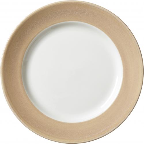 Harmony Plate - Wide Rim - Revolution Edge - Sandstone - 27cm (10.5&quot;)