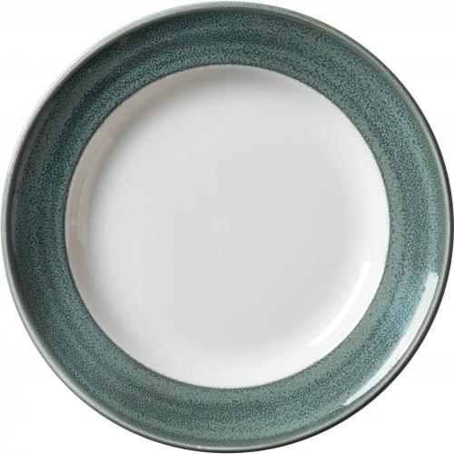 Harmony Plate - Wide Rim - Revolution Edge - Jade - 20.25cm (8&quot;)