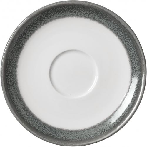 Saucer - Revolution Edge - Granite - 15cm (6&quot;)