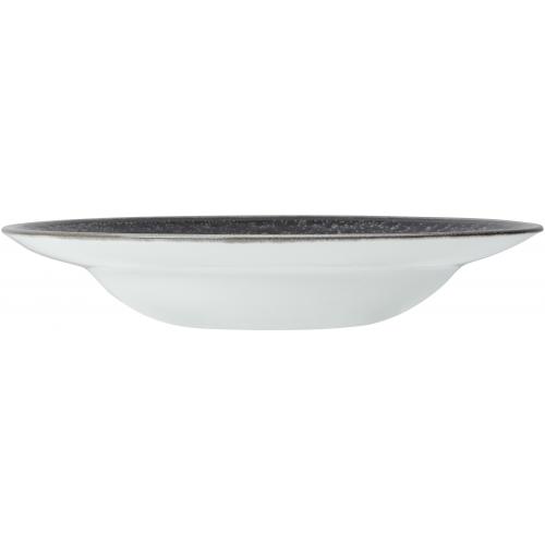 Soup or Pasta Plate - Revolution Edge - Granite - 24cm (9.5&quot;) - 45.75cl (16oz)