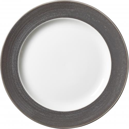 Harmony Plate - Wide Rim - Revolution Edge - Granite - 30cm (11.75&quot;)