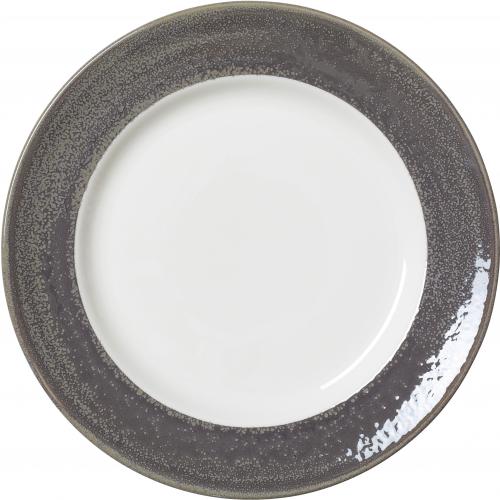 Harmony Plate - Wide Rim - Revolution Edge - Granite - 27cm (10.5&quot;)