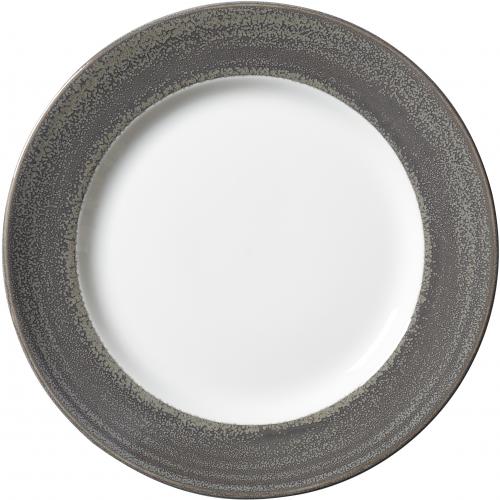 Harmony Plate - Wide Rim - Revolution Edge - Granite - 25.5cm (10&quot;)