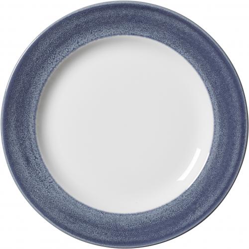Harmony Plate - Wide Rim - Revolution Edge - Bluestone - 25.5cm (10&quot;)