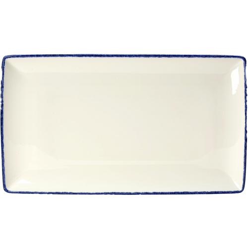Plate - Rectangular - Blue Dapple - 33cm (13&quot;)