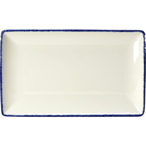 Plate - Rectangular - Blue Dapple - 27cm (10.5&quot;)