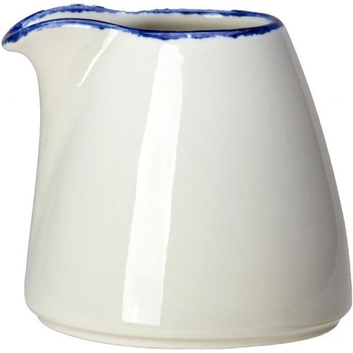 Cream or Milk Jug - Unhandled - Blue Dapple - 8.5cl (3oz)