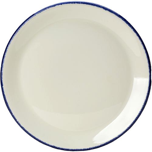 Coupe Plate - Blue Dapple - 15.25cm (6&quot;)