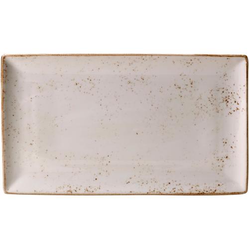 Plate - Rectangular - Craft - White - 33cm (13&quot;)