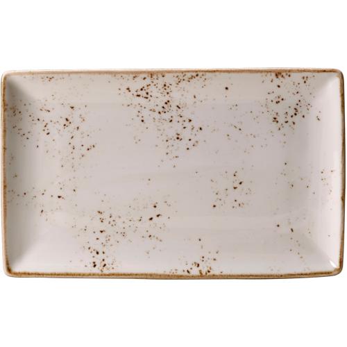 Plate - Rectangular - Craft - White - 27cm (10.5&quot;)