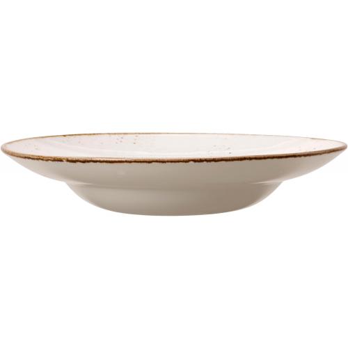 Wide Rim Bowl - Craft - White - 27cm (10.5&quot;) - 1.2L (41.5oz)