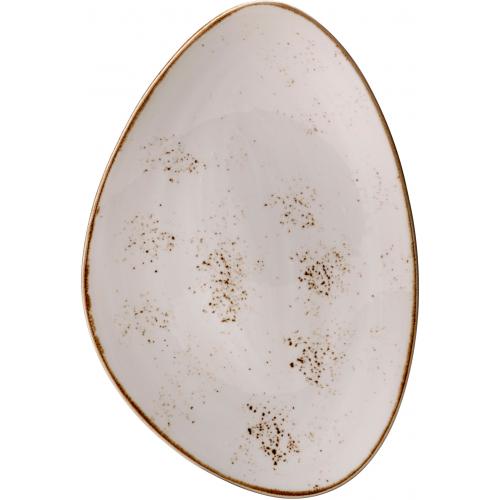 Triangle Plate - Organic - Craft - White - 37.5cm (14.75&quot;)