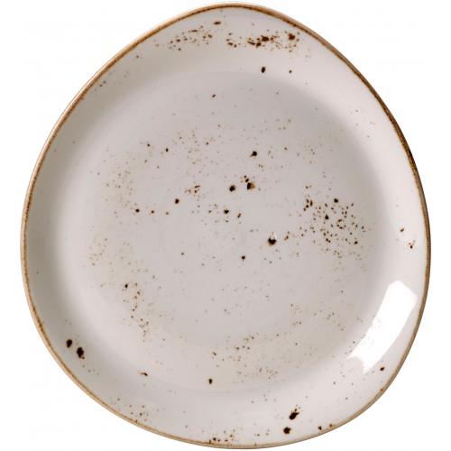 Triangle Plate - Organic - Craft - White - 30.5cm (12&quot;)