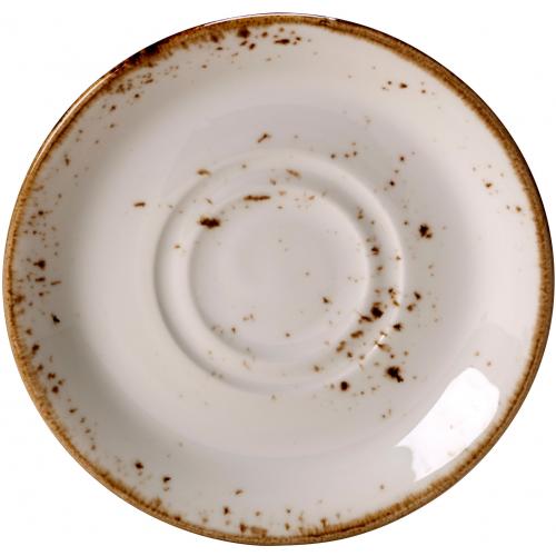 Double Well Saucer - Soup Stand - Craft - White - 16.5cm (6.5&quot;)