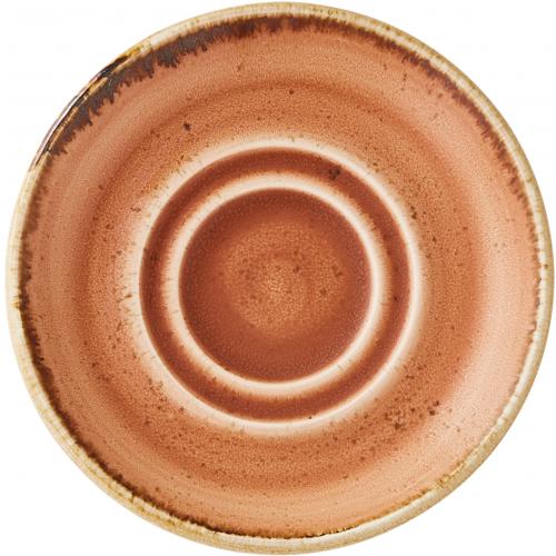 Double Well Saucer - Craft - Terracotta - 11.75cm (4.5&quot;)