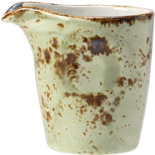 Pinched Cream or Milk Jug - Craft - Green - 8.5cl (3oz)
