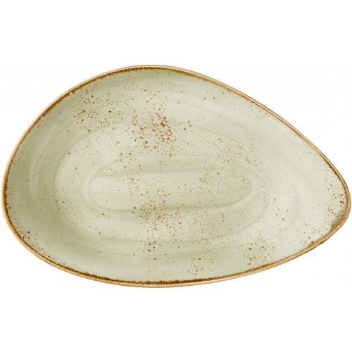 Triangle Plate - Organic - Craft - Green - 37.5cm (14.75&quot;)