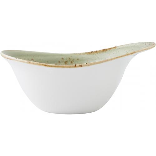 Oval Bowl - Organic - Craft - Green - 18cm (7&quot;) - 43.5cl (15.25oz)