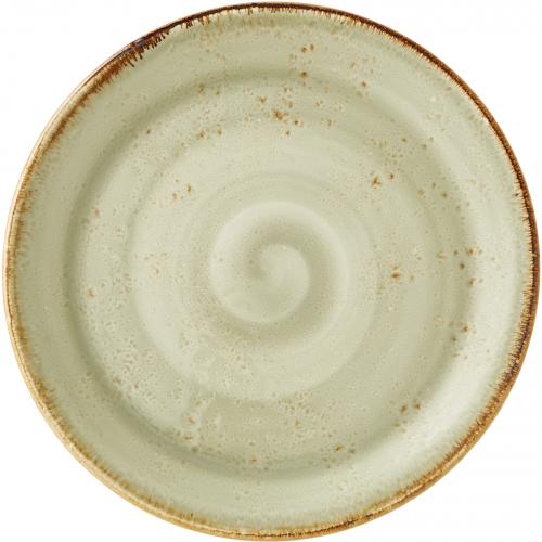 Coupe Plate - Craft - Green - 25.5cm (10&quot;)