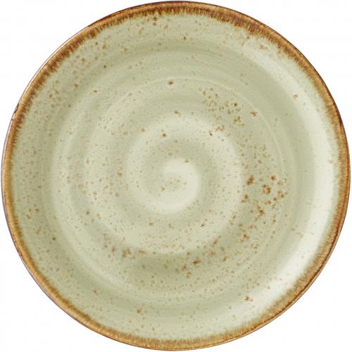 Coupe Plate - Craft - Green - 20.25cm (8&quot;)