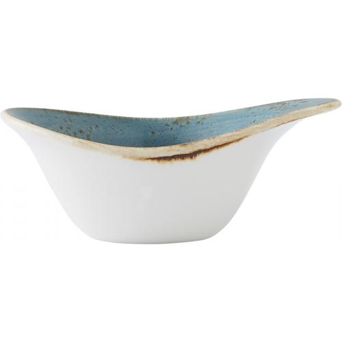 Oval Bowl - Organic - Craft - Blue - 13cm (5&quot;) - 13.5cl (4.75oz)
