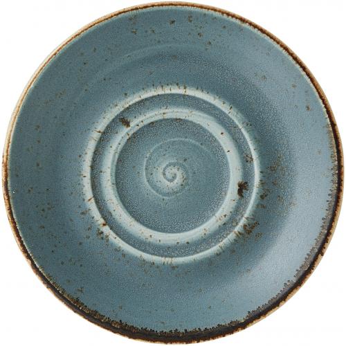 Double Well Saucer - Craft - Blue - 14.5cm (5.75&quot;)