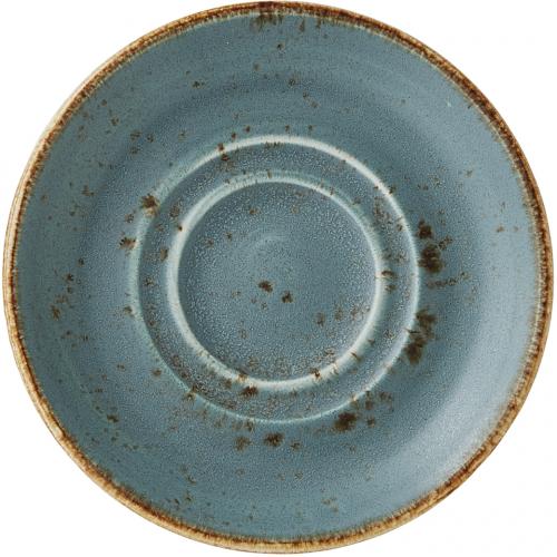 Double Well Saucer - Craft - Blue - 11.75cm (4.5&quot;)