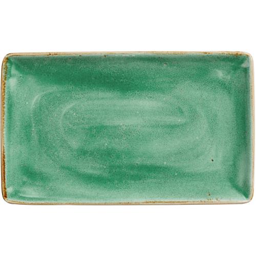 Plate - Rectangular - Craft - Aqua - 27cm (10.5&quot;)