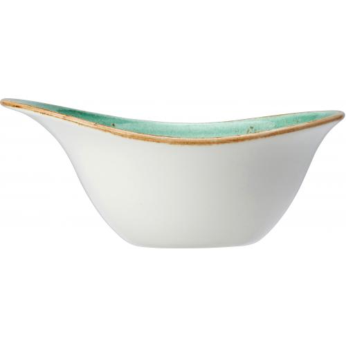Oval Bowl - Organic - Craft - Aqua - 18cm (7&quot;) - 43.5cl (15.25oz)