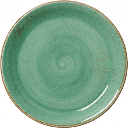 Coupe Plate - Craft - Aqua - 28cm (11&quot;)
