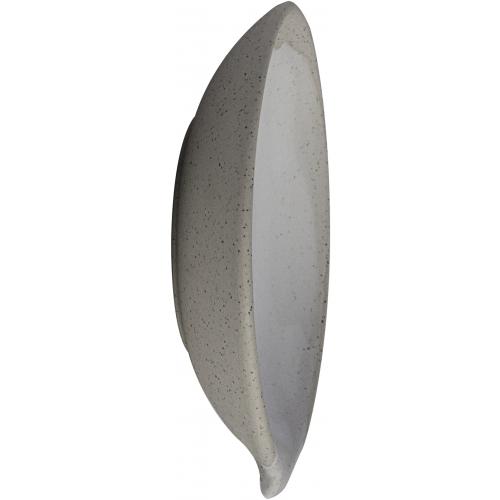 Round Dish - With Spout - Stoneware - Gembrook - White - 10.75cl (3.75oz)