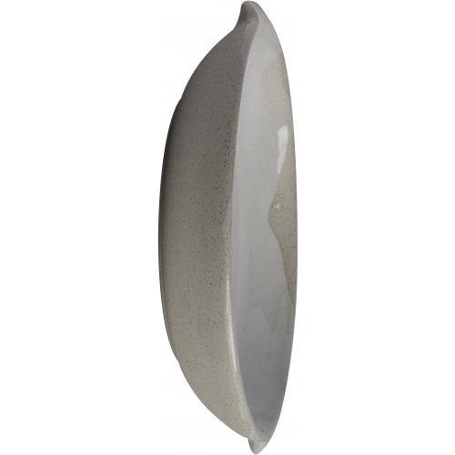 Round Dish - With Double Spout - Stoneware - Gembrook - White - 27cl (9.5oz)