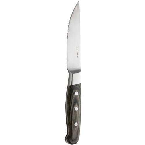 Steak Knife - Anton Black - Wood Handle - Large - 26cm (10&quot;)