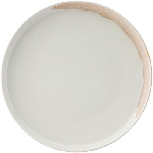 Round Plate - Porcelain - Oregon - Cloud - 25.5cm (10&quot;)