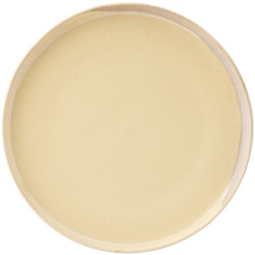 Round Plate - Porcelain - Oregon - Buttermilk - 28cm (11&quot;)