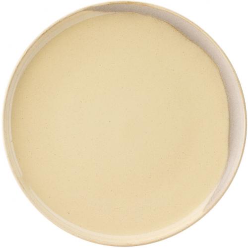 Round Plate - Porcelain - Oregon - Buttermilk - 25.5cm (10&quot;)